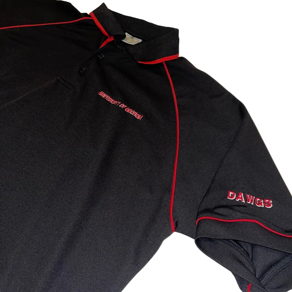 Georgia Bulldogs Black Polo